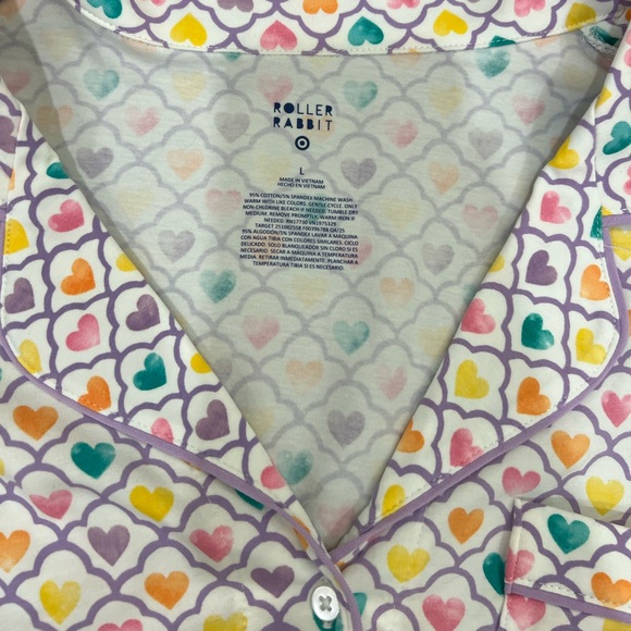 Roller Rabbit x Target Colorful Heart Pajama Set - Picture 4 of 6